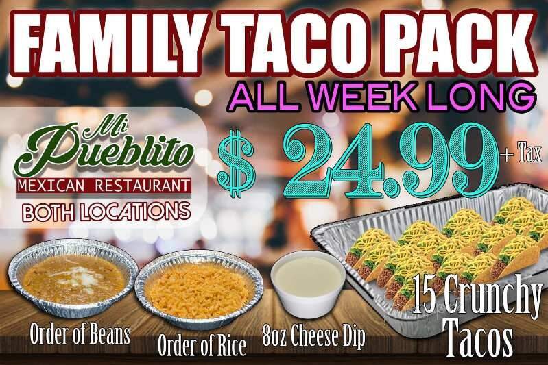 Mi Pueblito 2 - Pearcy, AR menu_pic