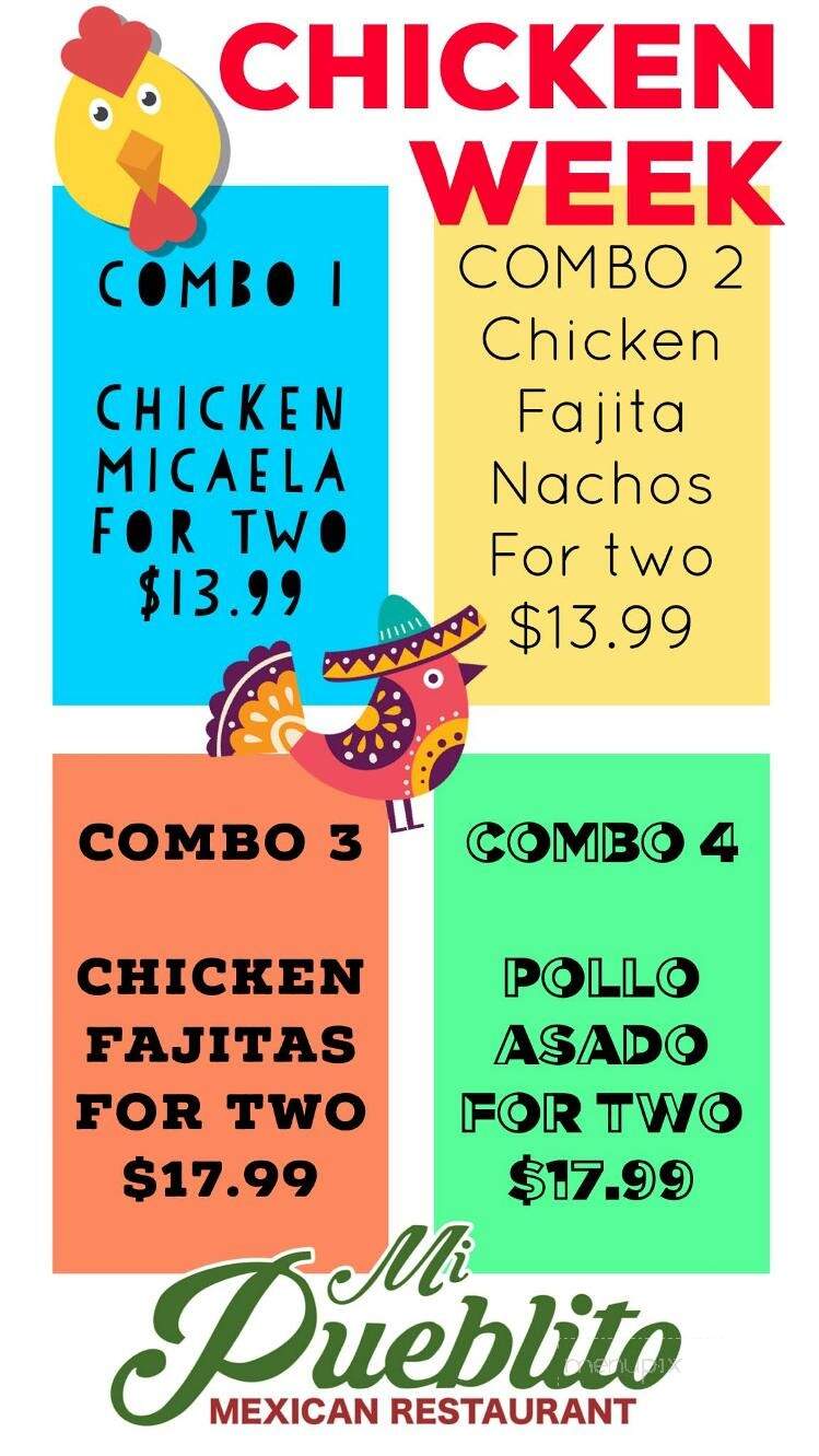 Mi Pueblito 2 - Pearcy, AR menu_pic