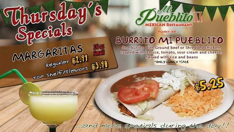 Mi Pueblito 2 - Pearcy, AR menu_pic