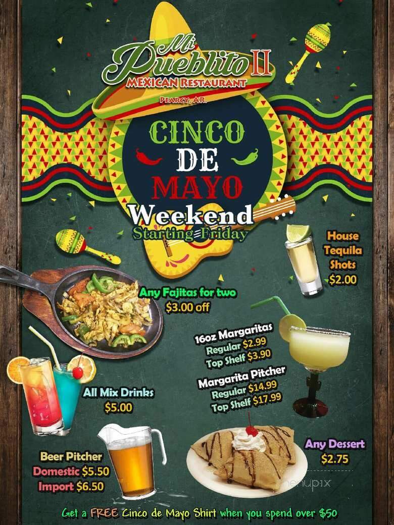 Mi Pueblito 2 - Pearcy, AR menu_pic