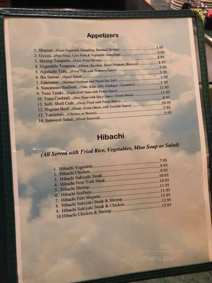Hana Sushi - Hayes, VA menu_pic