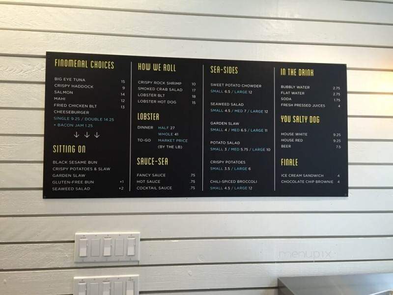 Little Fin - Toronto, ON menu_pic