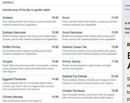 Lost Dog Pub - East Dennis, MA menu_pic