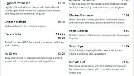 Lost Dog Pub - East Dennis, MA menu_pic