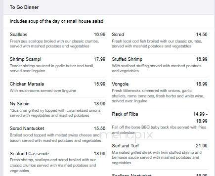Lost Dog Pub - East Dennis, MA menu_pic