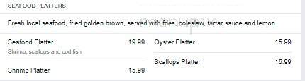 Lost Dog Pub - East Dennis, MA menu_pic