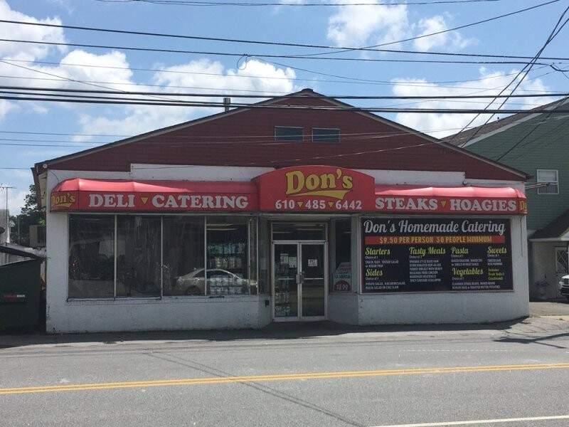 Don's Deli and Catering - Boothwyn, PA menu_pic