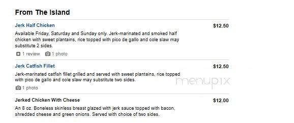 Dixie Kitchen & Bait Shop - Lansing, IL menu_pic