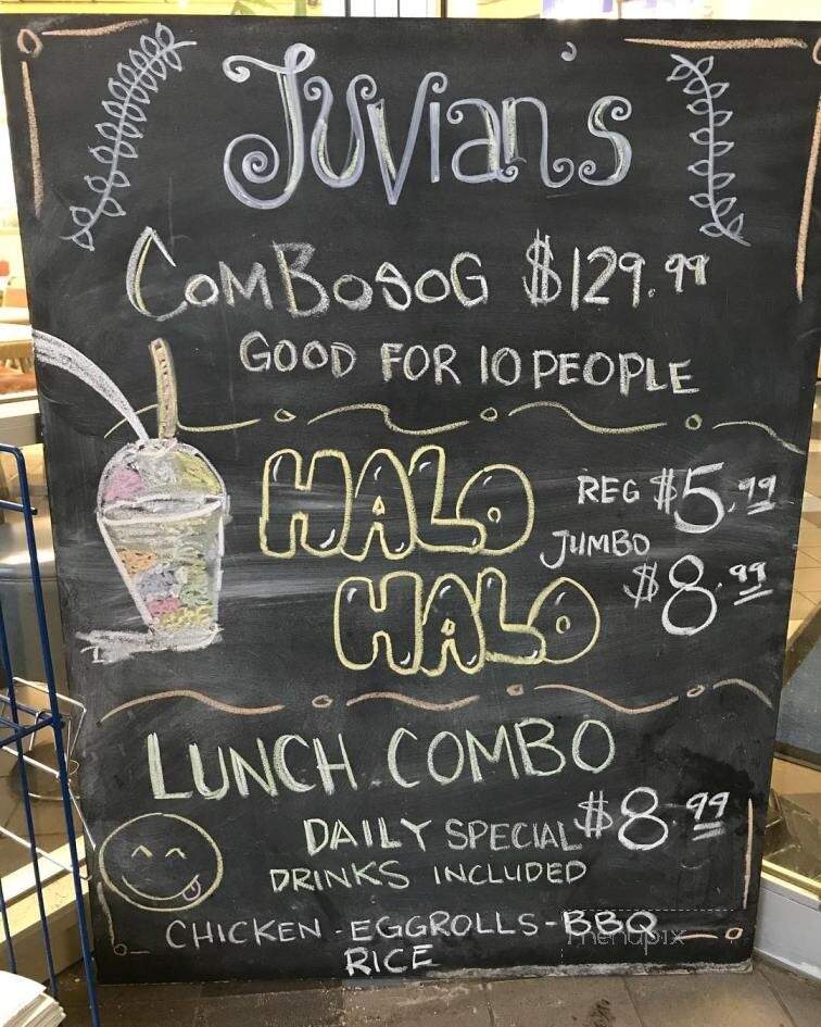Juvian's Restaurant - Winnipeg, MB menu_pic