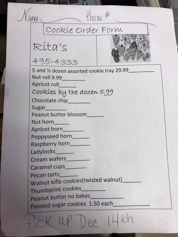 Rita's Bakery & Pizza - Summerhill, PA