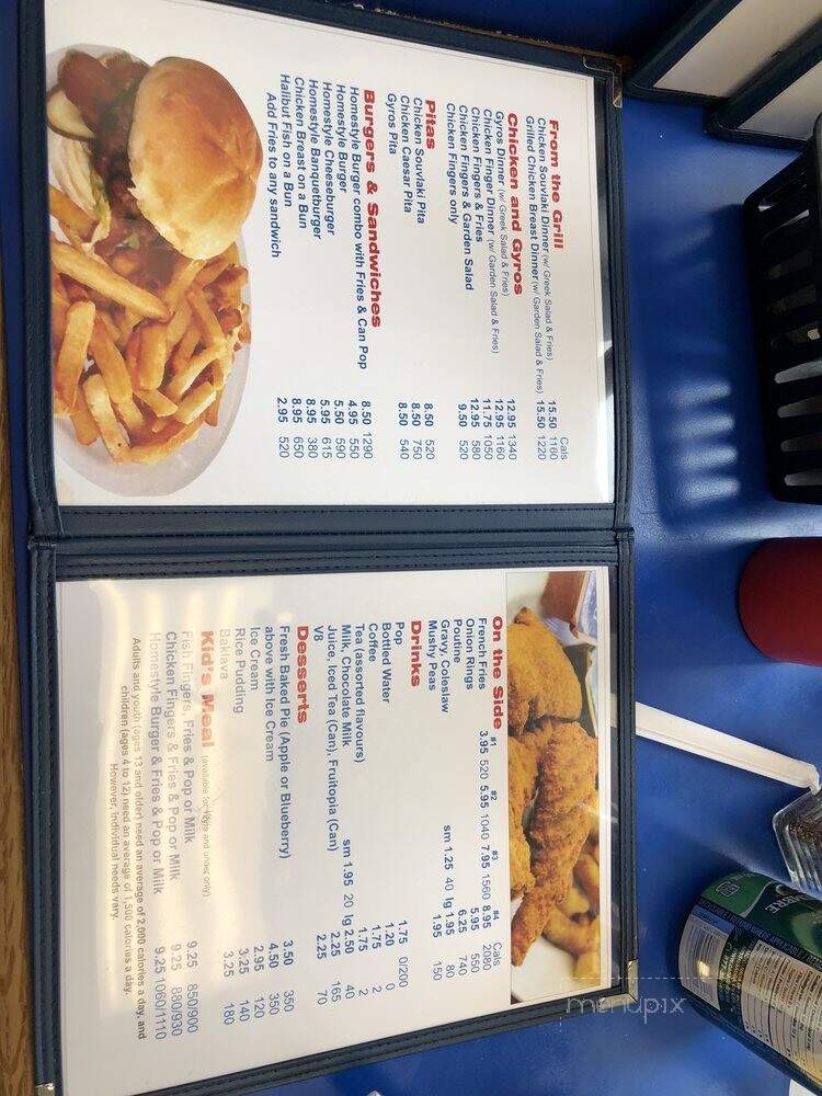 Captain George - Port Hope, ON menu_pic