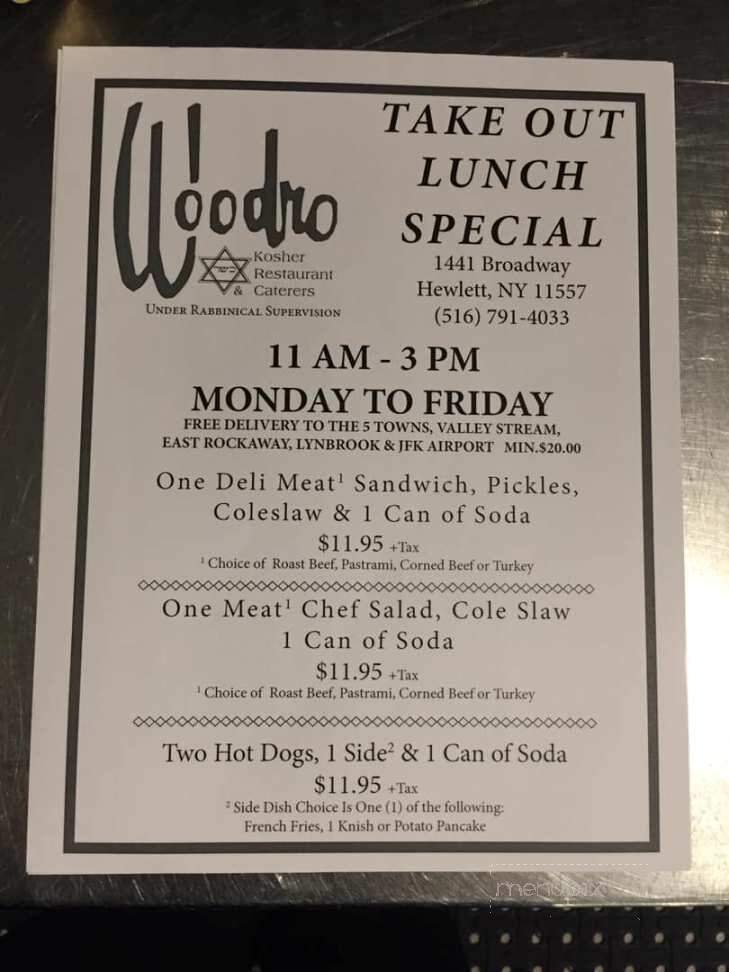 Woodro Kosher Delicatessen - Hewlett, NY