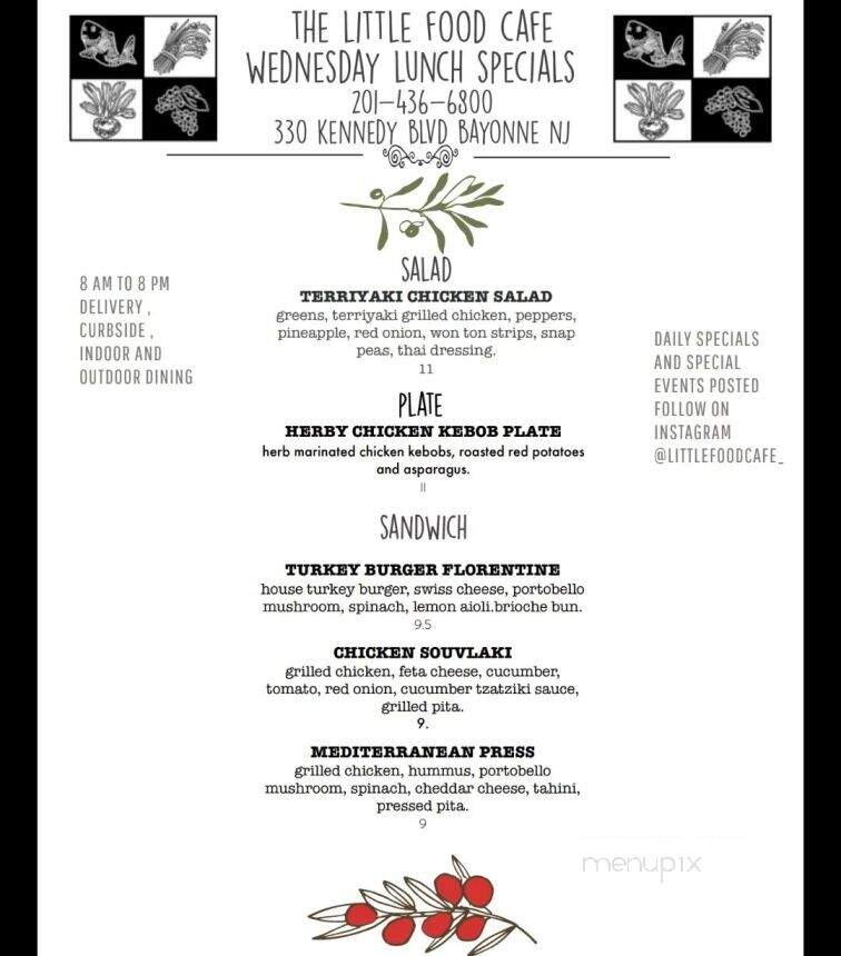 Little Food Cafe - Bayonne, NJ menu_pic