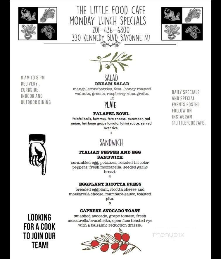 Little Food Cafe - Bayonne, NJ menu_pic