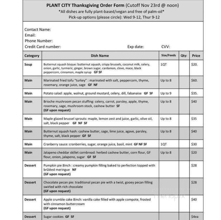 Plant City - Providence, RI menu_pic