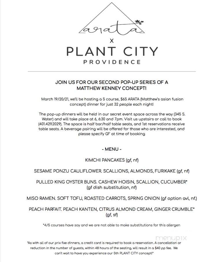 Plant City - Providence, RI menu_pic