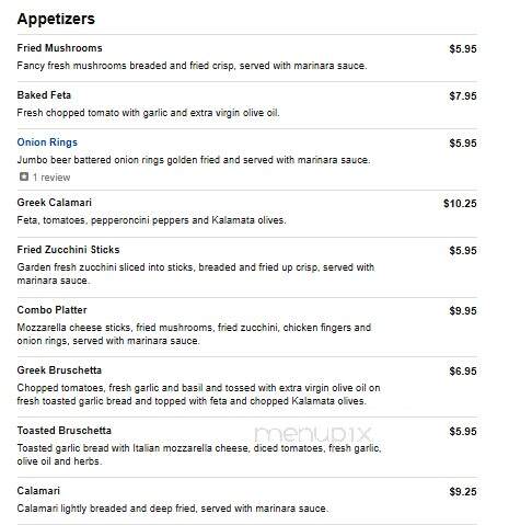 Gondolier Pizza Of Halls - Knoxville, TN menu_pic