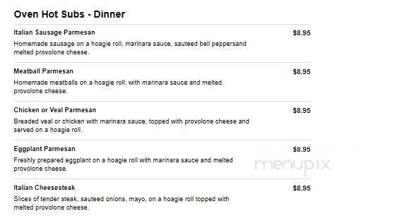 Gondolier Pizza Of Halls - Knoxville, TN menu_pic