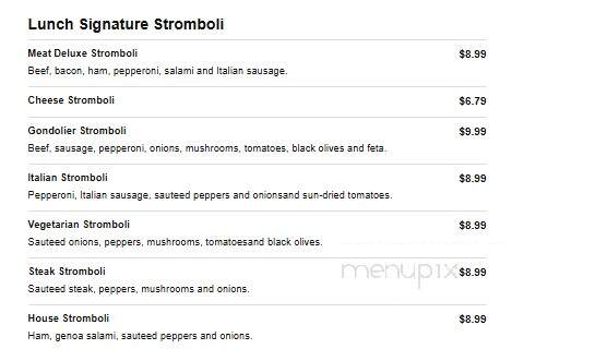 Gondolier Pizza Of Halls - Knoxville, TN menu_pic