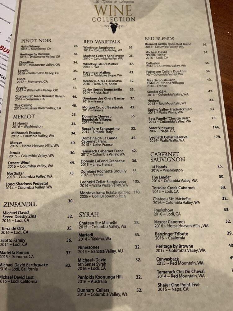 Stymie's Bar & Grill - Sequim, WA menu_pic