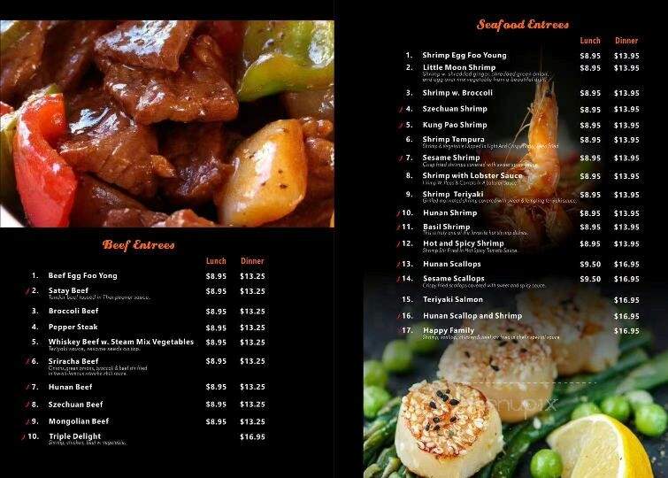 Tsunami Asian Restaurant - Honesdale, PA menu_pic