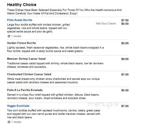 Mi Mexico Restaurant - Clive, IA menu_pic