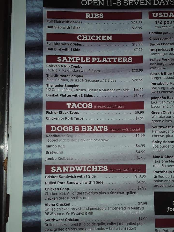 Meats & Mooore - Bay City, MI menu_pic