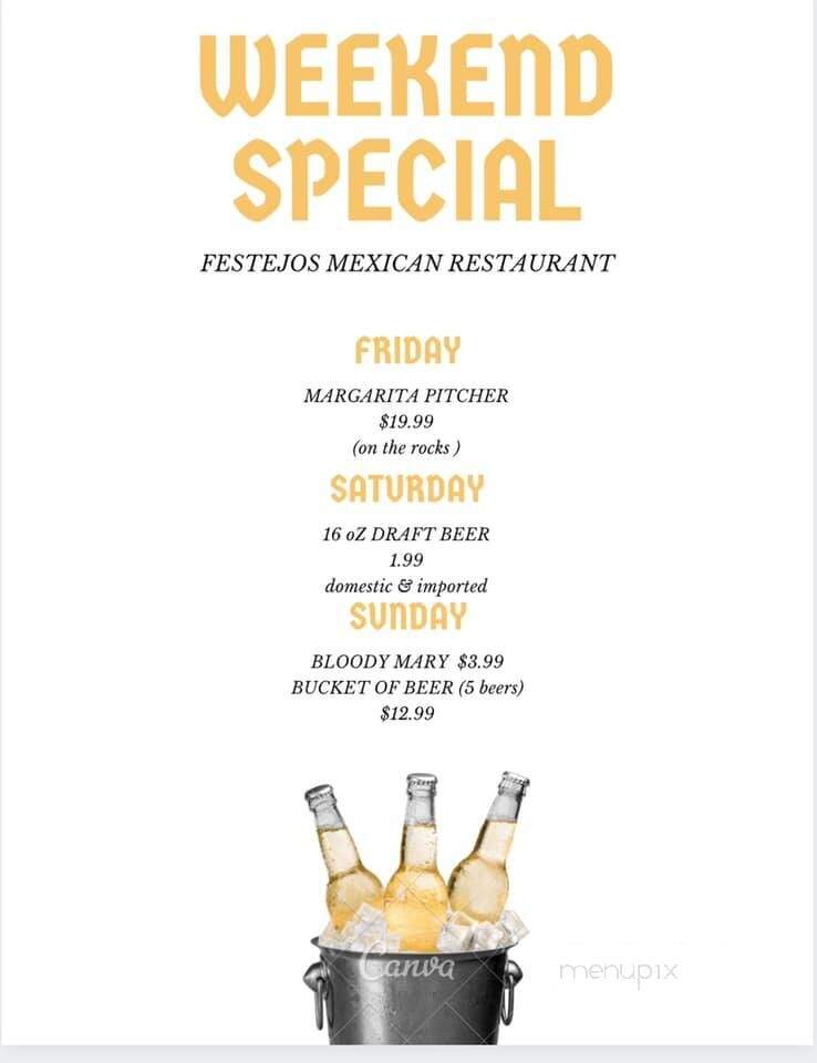 Festejos - Clayton, NC menu_pic