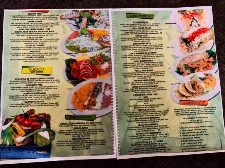 Festejos - Clayton, NC menu_pic