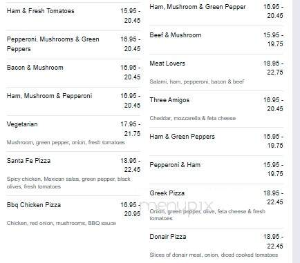 Capital Pizza & Steakhouse - Saint Albert, AB menu_pic