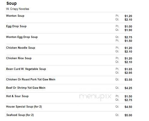 Hot Wok - Tylertown, MS menu_pic