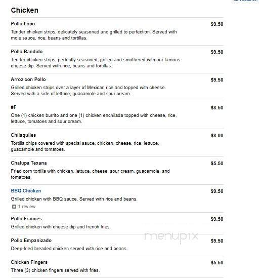 Toro Loco - Jackson, OH menu_pic