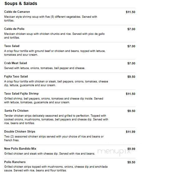 Toro Loco - Jackson, OH menu_pic