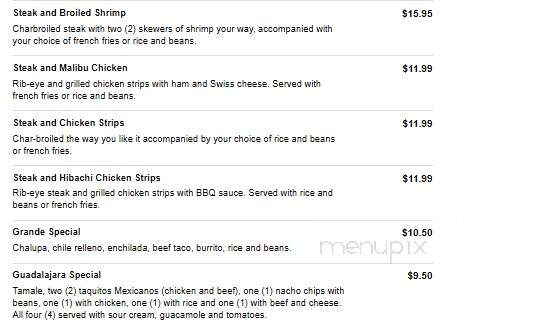 Toro Loco - Jackson, OH menu_pic