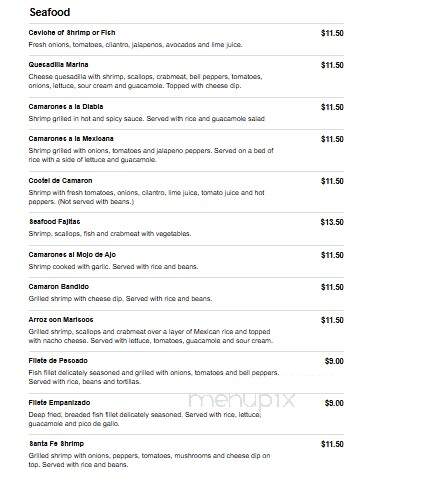 Toro Loco - Jackson, OH menu_pic