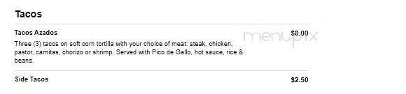 Toro Loco - Jackson, OH menu_pic