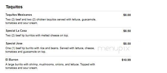 Toro Loco - Jackson, OH menu_pic