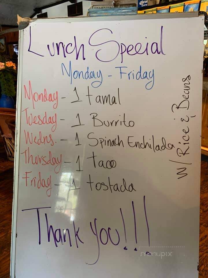 Pueblo Lindo - McCall, ID menu_pic