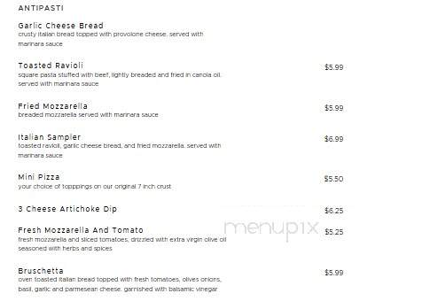 Alongi's Italian Restaurant - Du Quoin, IL menu_pic