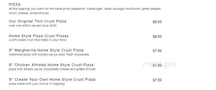 Alongi's Italian Restaurant - Du Quoin, IL menu_pic