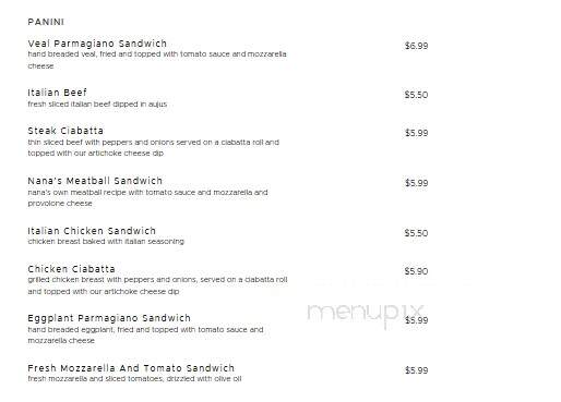 Alongi's Italian Restaurant - Du Quoin, IL menu_pic