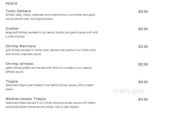 Alongi's Italian Restaurant - Du Quoin, IL menu_pic