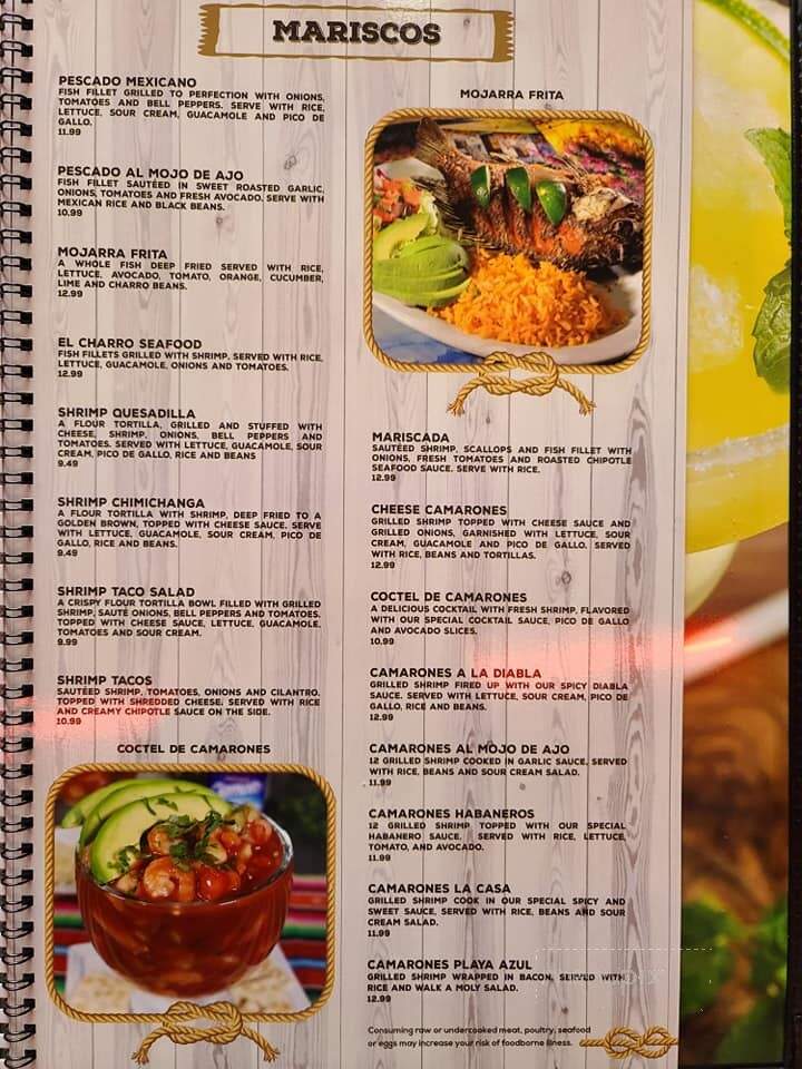 El Charro - Muskogee, OK menu_pic