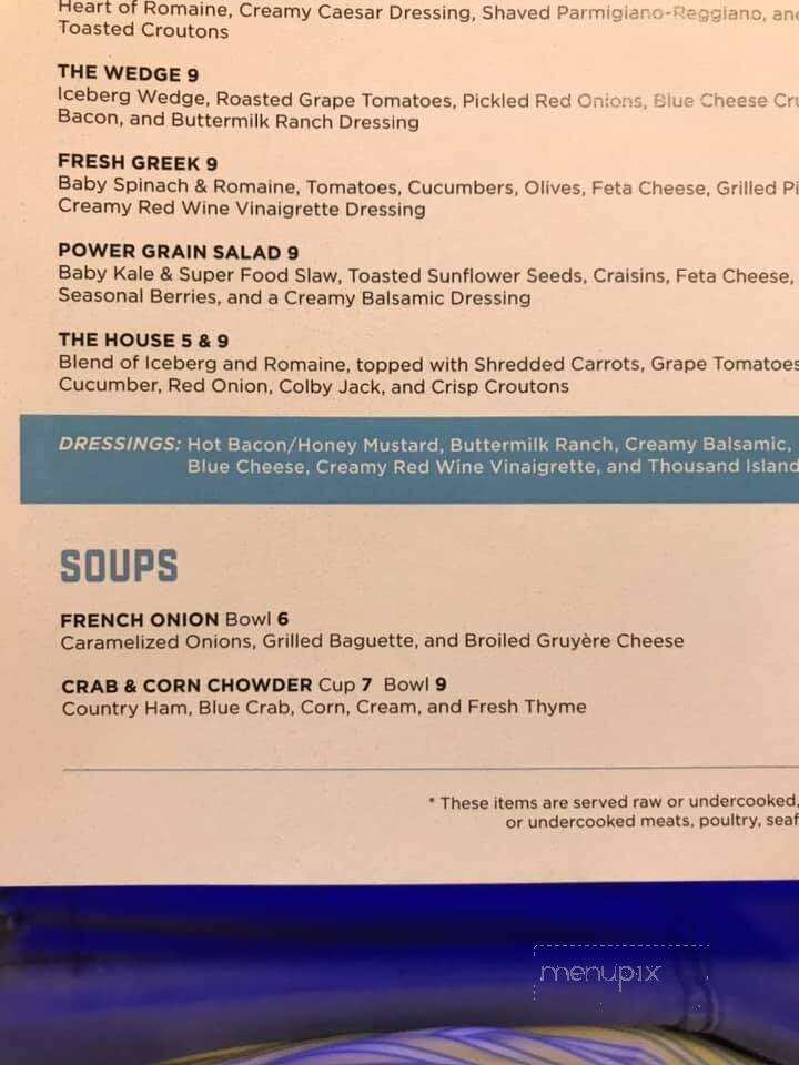 Chance's Steak and Sea - Shallotte, NC menu_pic