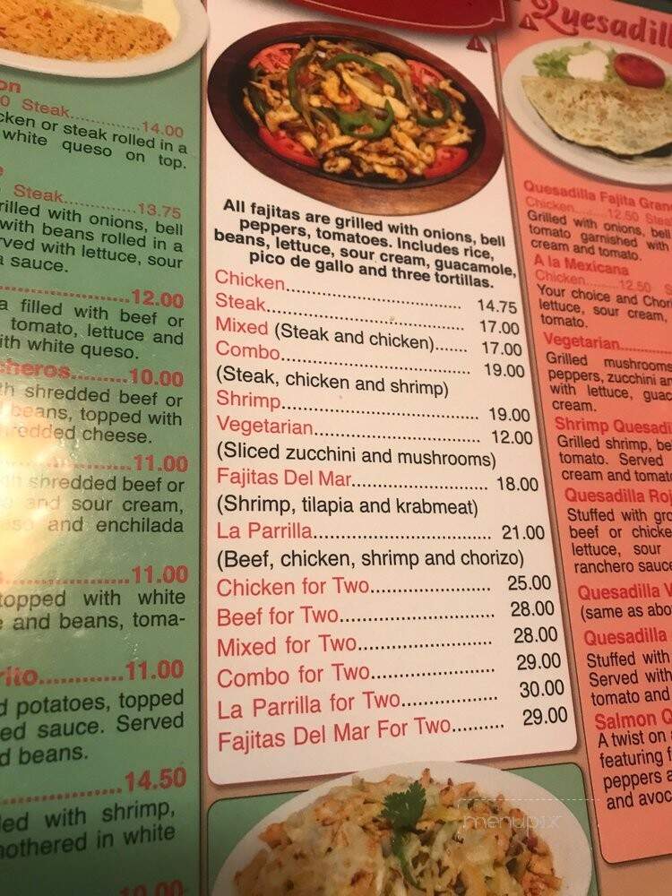 El Nopal Mexican Restaurant - Shelbyville, KY menu_pic