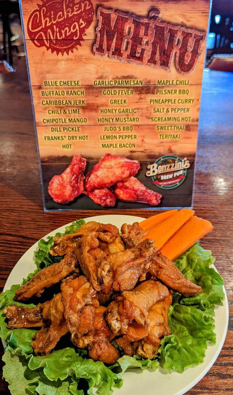Bonzzinis Brew Pub - Regina, SK menu_pic