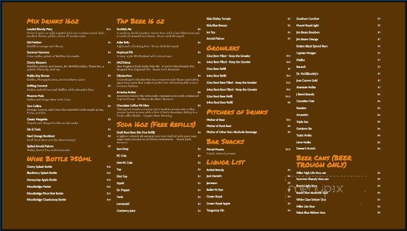 Primal Eats - Gillett, WI menu_pic