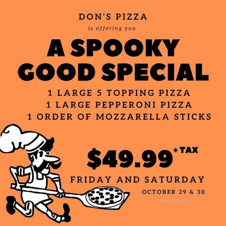 Don's Pizzeria & Spaghetti - Greater Sudbury, ON