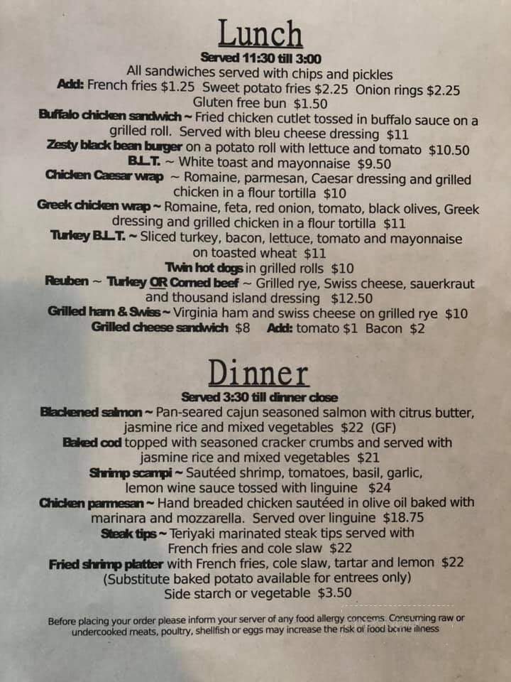 Lost Dog Pub - Orleans, MA menu_pic
