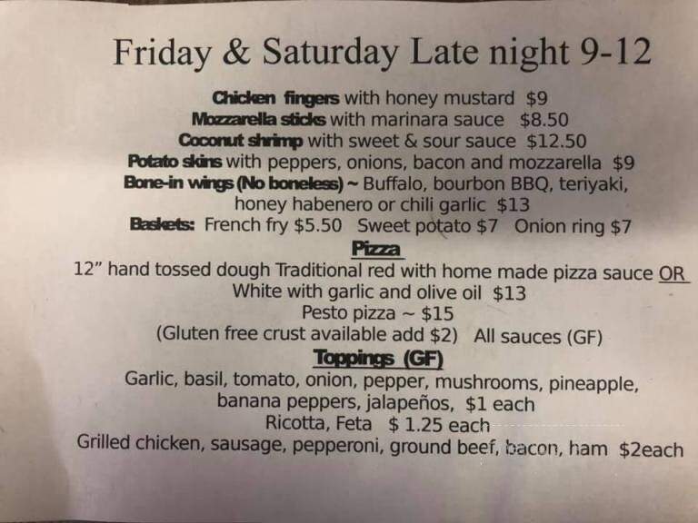 Lost Dog Pub - Orleans, MA menu_pic